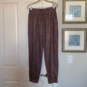 Cheetah print joggers! Very comfortable